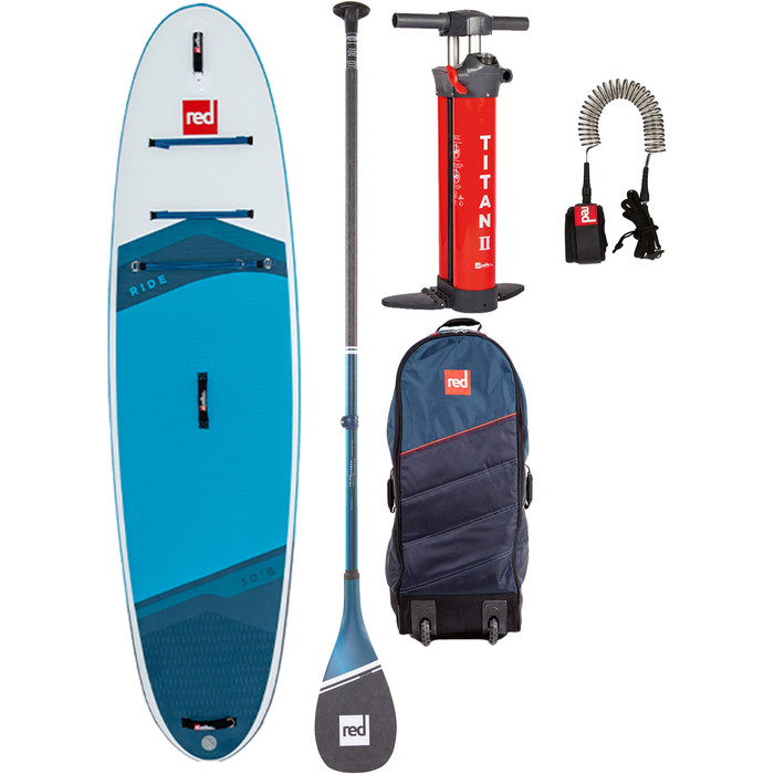 2024 Red Paddle Co 10'6 Ride Stand Up Paddle Board, Bolsa, Remo, Bomba y Correa - Paquete Prime