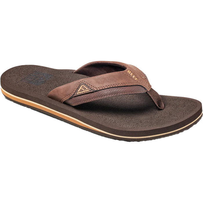 2024 Reef Mens Cushion Dawn Flip Flops CI5743 - Brown