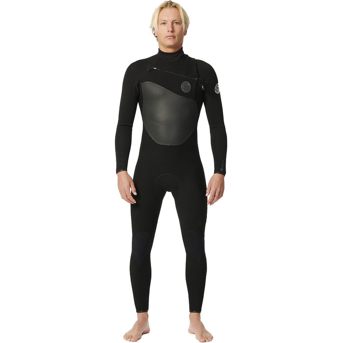 2024 Rip Curl Mens Flashbomb 3/2mm Chest Zip Wetsuit 14LMFS - Black