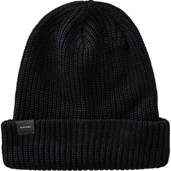 2023 Rip Curl Impact Regular Beanie Hat 19SMHE - Black