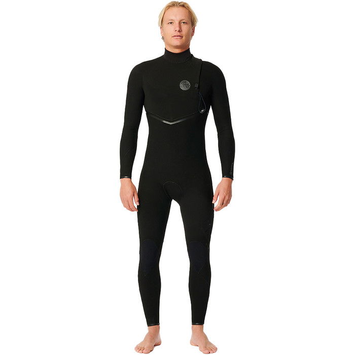 2024 Rip Curl Hombres Flashbomb Pro 4/3mm Zip Free Neopreno 14NMFS - Black