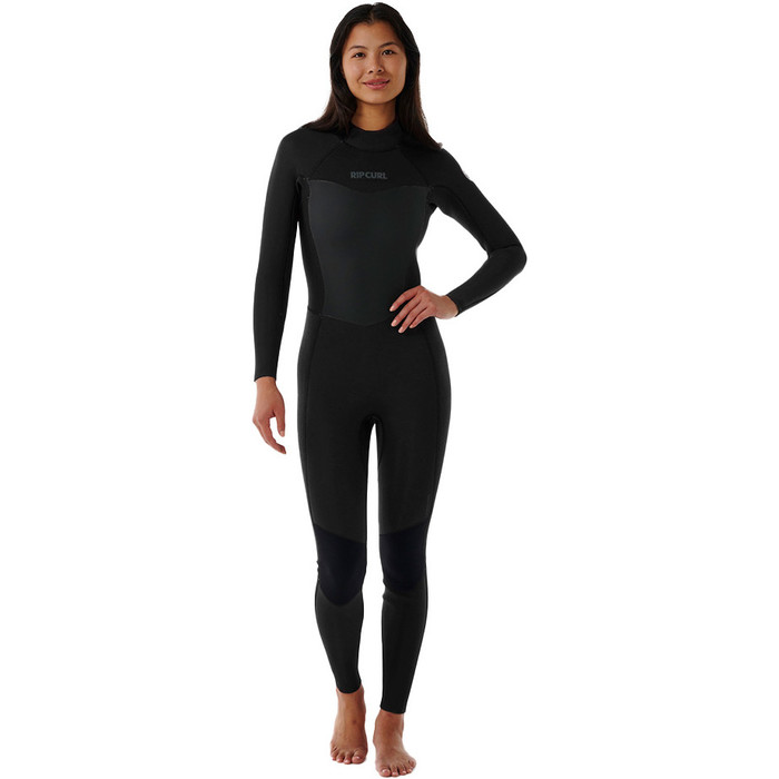 2024 Rip Curl Mujer Dawn Patrol 5/3mm Back Zip Neopreno 14XWFS - Black