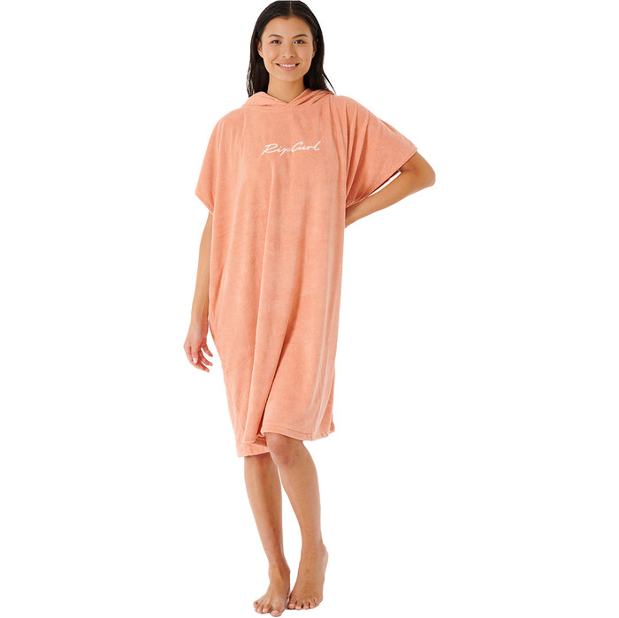 2023 Rip Curl Albornoz / Poncho De Mujer Script Change Gtwfm1 - Dusty Coral