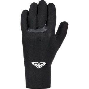 2024 Roxy Womens Swell Series+ 3mm Guantes de neopreno ERJHN03247 - True Black