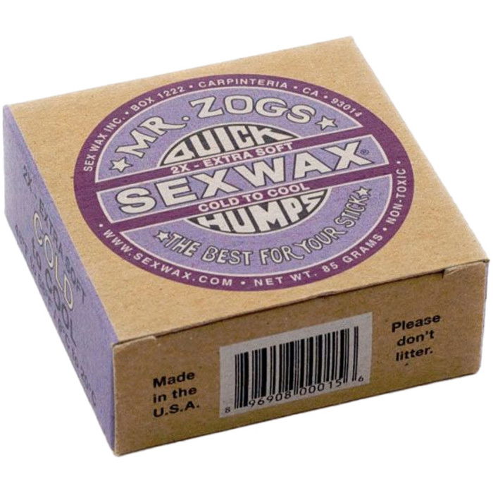 2024 Sex Wax Quick Humps Cool To Cold Surf Wax Swwqh - Morado