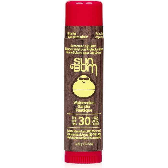 2024 Sun Bum Original 30 SPF Sunscreen CocoBalm Lip Balm 4.25g SB338796 - Watermelon