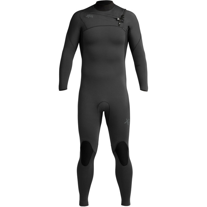 2024 Xcel Mens Comp 3/2mm Chest Zip Wetsuit MN32ZXC0 - Black