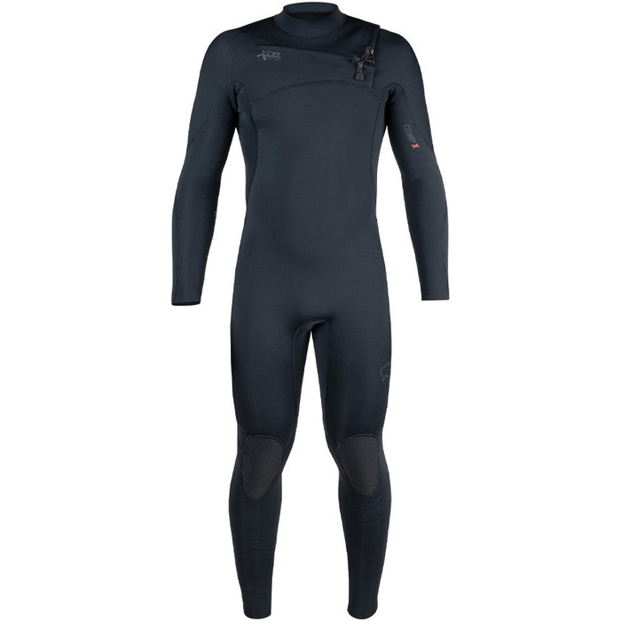 2024 Xcel Hombres Comp X 4/3mm Chest Zip Neopreno MN43C2C2 - Black