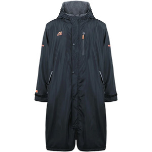 2024 Zone3 Recycled Heat- Tech Polar Fleece Parka Cambio Robe CW23UHTCR123 - Black / Naranja