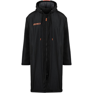 2024 Zone3 Recycled Parka Changing Robe CW23URPC - Black / Grey / Orange