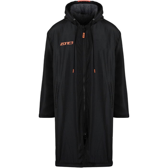 2024 Zone3 Parka Reciclada Cambio Robe CW23URPC - Black / Grey / Orange