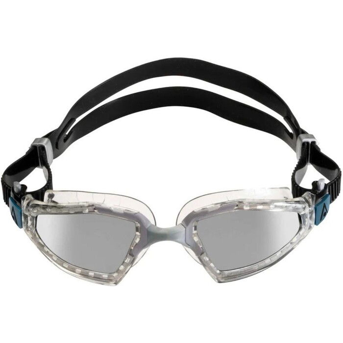 2024 Aquasphere Kayenne Pro Swim Goggles EP3210010LMS - Silver Titanium Mirrored