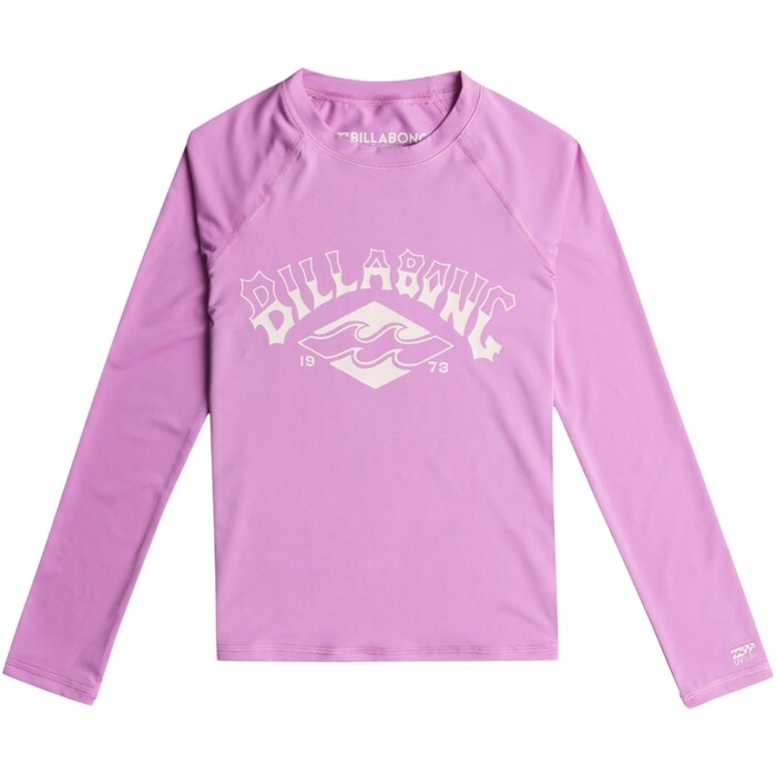 2024 Billabong Chicas Surf Dayz Chaleco De Lycra De Manga Larga EBGWR03002 - Bright Orchid