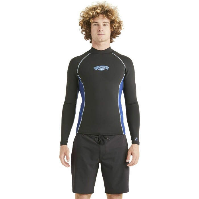 2024 Billabong Mens Absolute 1mm Wetsuit Top ABYW800118 - Dark Royal