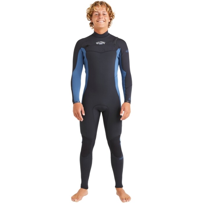 2024 Billabong Mens Absolute Natural 4/3mm Chest Zip Wetsuit ABYW100258 - Groundswell