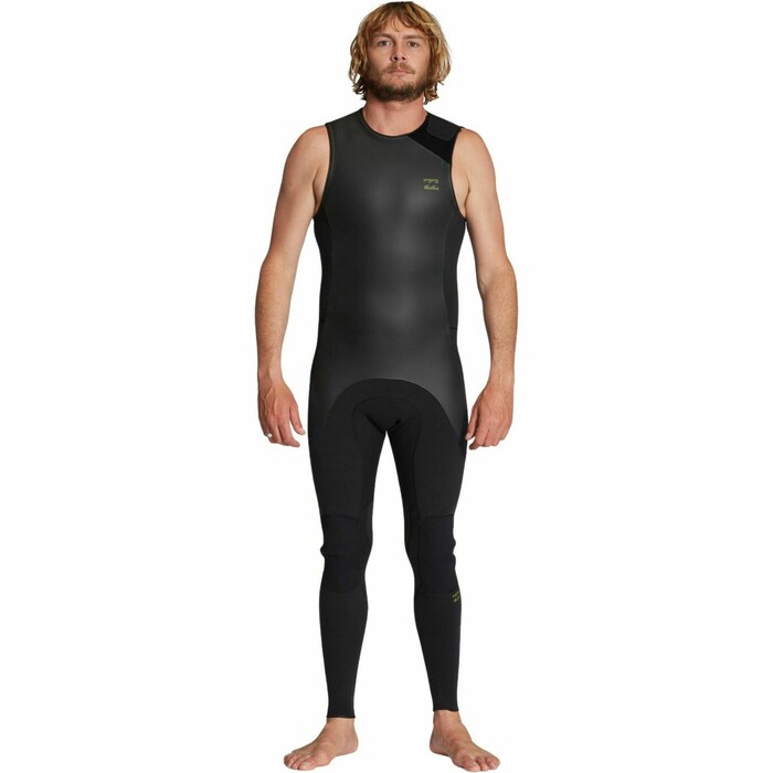 2024 Billabong Mens Absolute OG 2mm Long John Wetsuit ABYW700103 - Black