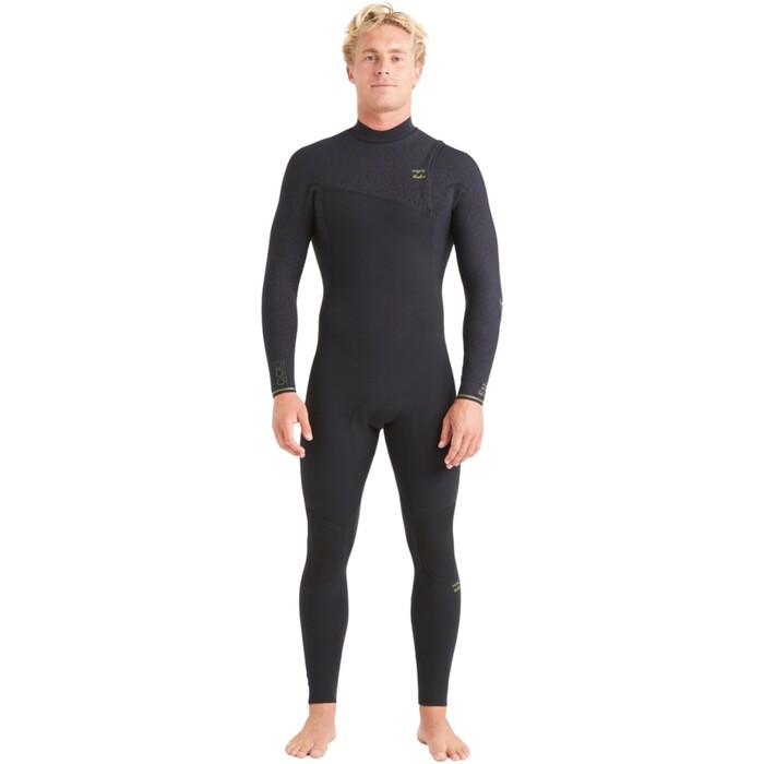 2024 Billabong Mens Revolution Natural 3/2mm Zip Free Wetsuit ABYW100229 - Black