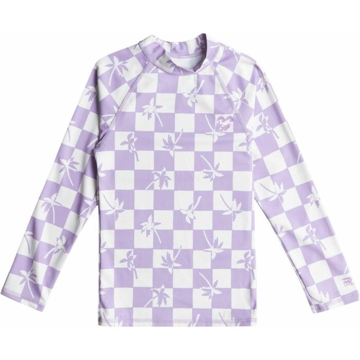 2024 Billabong Toddlers Billie UV50 Long Sleeve rash Vest EBOWR03001 - Peaceful Lilac