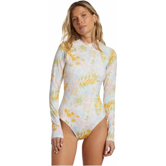 2024 Billabong Mujer Traje De Surf Peaceful Palms EBJWR03009 - Multi