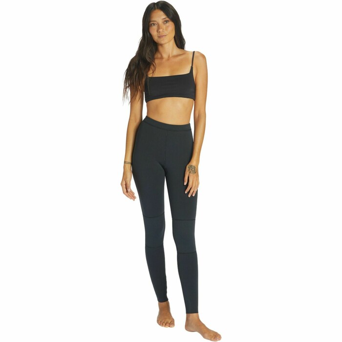 2024 Billabong Mujer Mallas De Mar 1mm Pantalones De Neopreno ABJWH00109 - Black