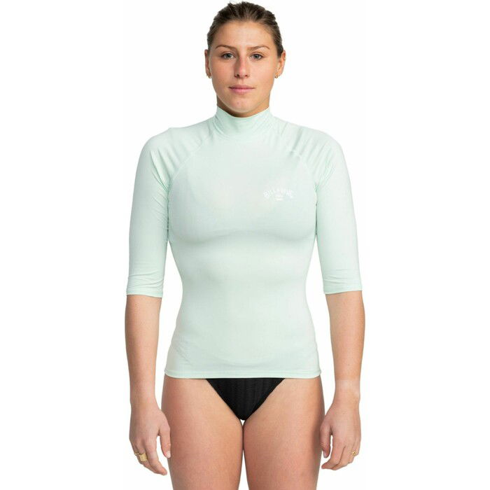 2024 Billabong Mujer Tropic Surf UV50 Chaleco De Lycra De Manga Corta EBJWR03015 - Sweet Mint