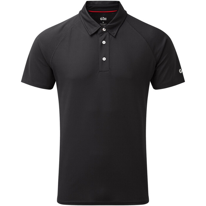 2024 Gill Mens UV Tec Polo Top UV008 - Black