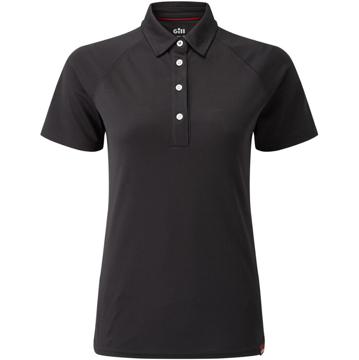 2024 Gill Womens UV Tec Polo Top UV008W - Black