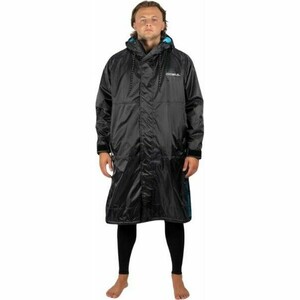 2024 Gul Revorobe Advance Long Sleeve Changing Robe & Free Change Mat AC0135 - Black / Cyan Blue