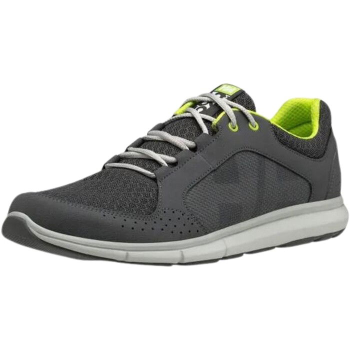 2024 Helly Hansen Ahiga V4 Para Hombre Hydropower Zapatillas 11582 - Carbn / bano / Gris Claro