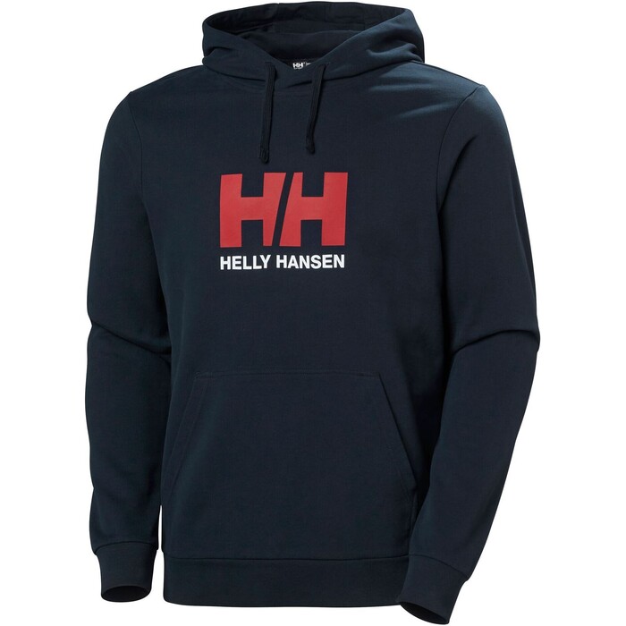 2024 Helly Hansen Mens Logo Hoodie 2.0 30394 - Navy