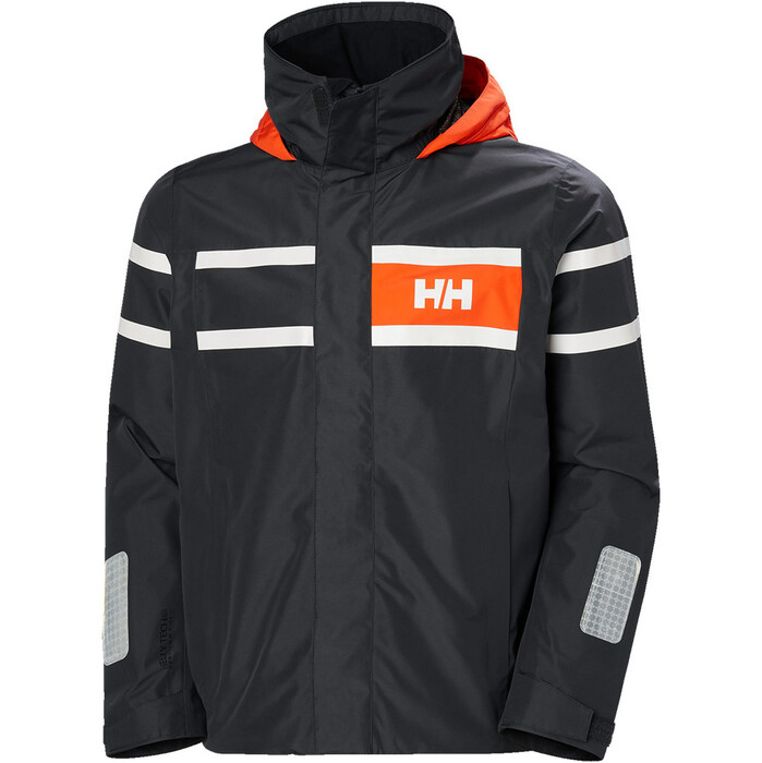 2024 Helly Hansen Mens Salt Inshore Sailing Jacket 34423 - Ebony