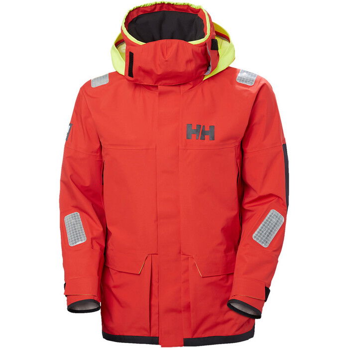 2024 Helly Hansen Mens Skagen Pro Sailing Jacket 34420 - Alert Red