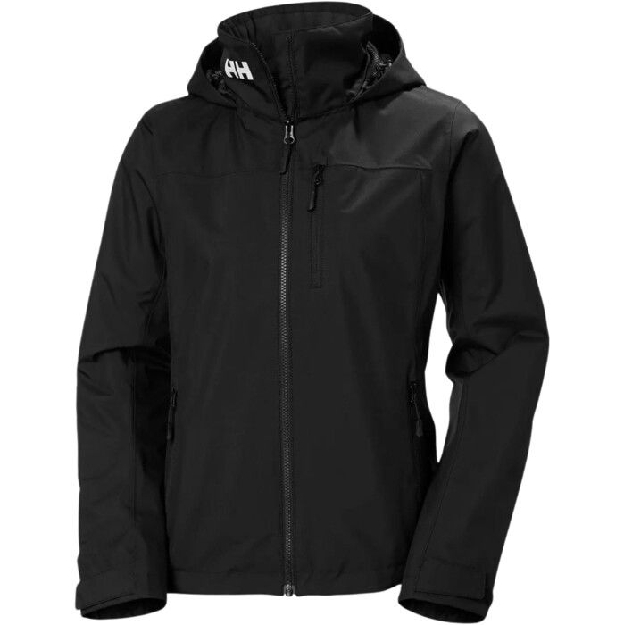 Helly Hansen Mujer Crew 2024 Chaqueta De Capa Intermedia Con Capucha 2.0 34447 - Black