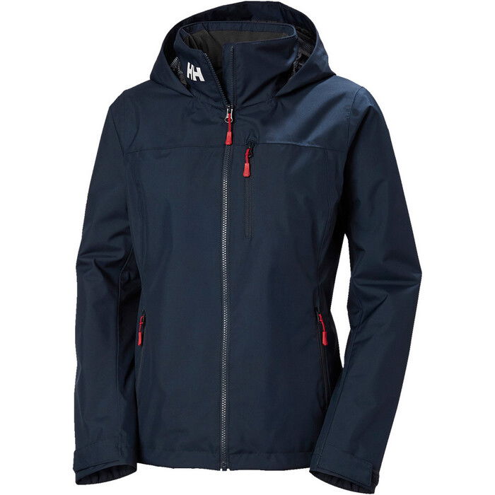 2024 Helly Hansen Mujer Crew Chaqueta De Vela De Capa Intermedia Con Capucha 2.0 34447 - Navy