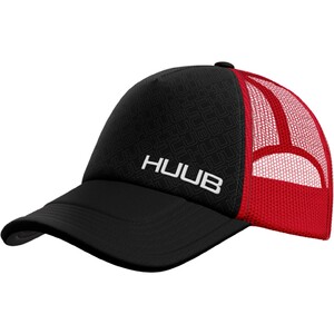 2024 Huub Gorra De Bisbol De Running A2-RBCBR - Negra / Roja