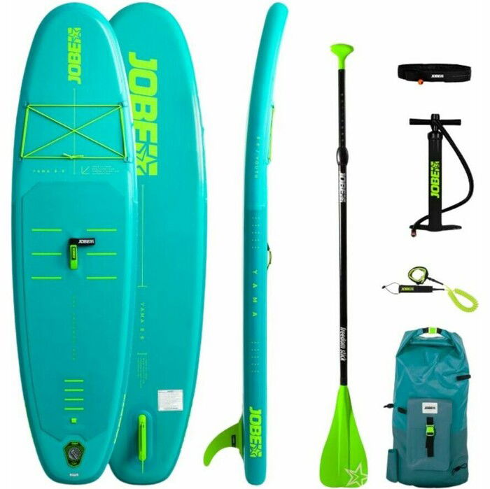 2024 Jobe Aero Yama SUP Board Paquete De 8,6 486424002 - Blue / Verde