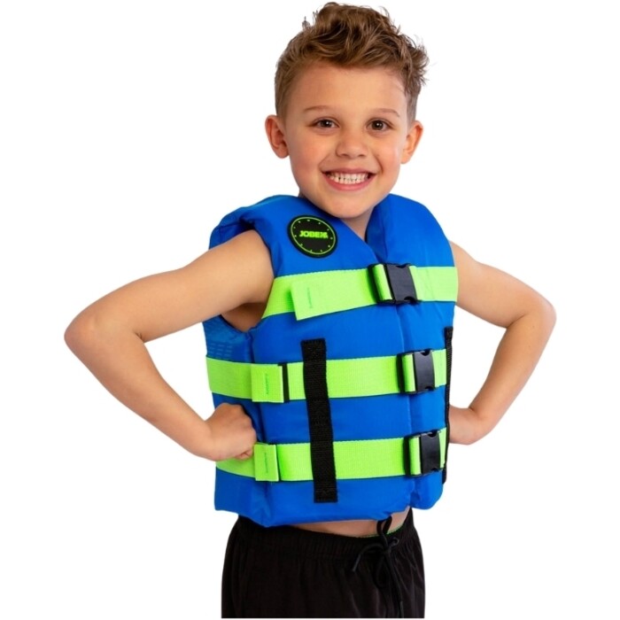 2024 Jobe Junior Nylon 3 Buckle Life Vest 244823014 - Blue