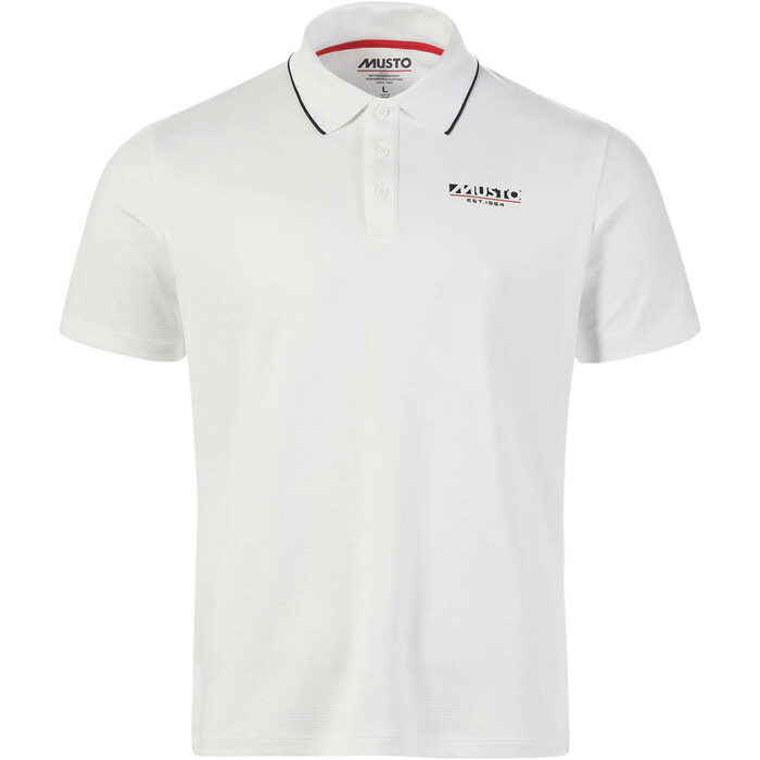 2024 Musto Hombres 1964 UV Polo De Manga Corta 82565 - White