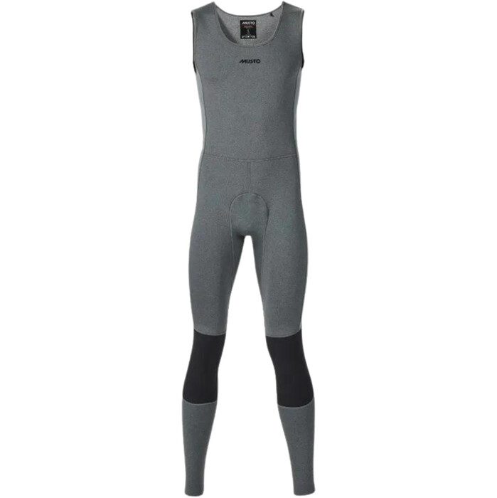 2024 Musto Mens Champ Long John Wetsuit 82414 - Dark Grey / Marle