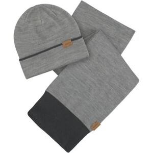 2024 Musto Conjunto De Gorro Y Bufanda 86123 - Grey Melange