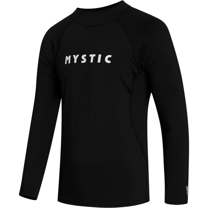 2024 Mystic Junior Star Long Sleeve Rash Vest 35001.240163 - Black