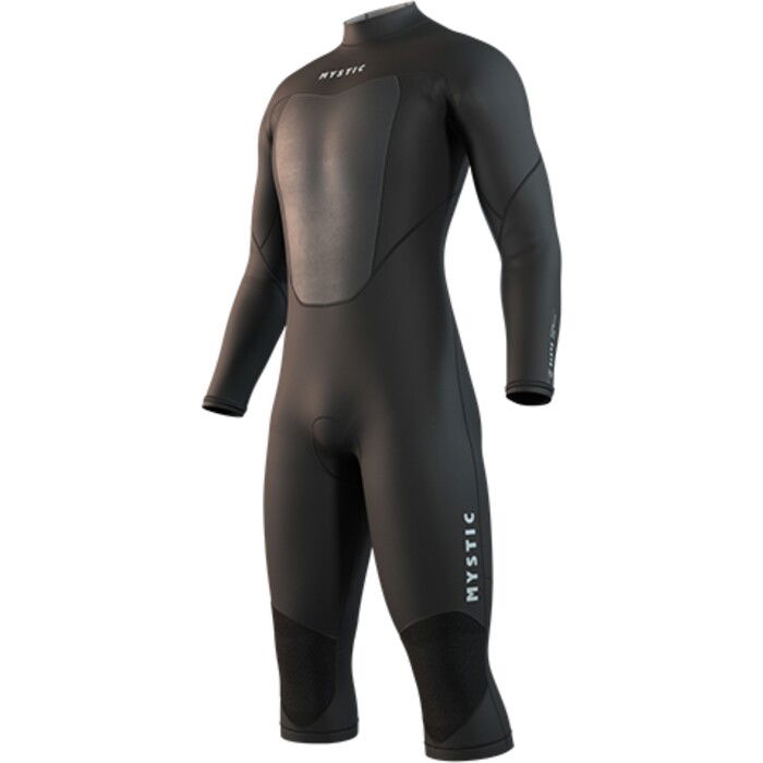 2025 Mystic Mens Brand 3/2mm Long Arm Short Leg Back Zip Wetsuit 35000.250032 - Black