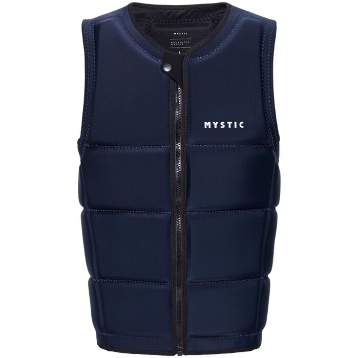 2024 Mystic Mens Brand Front Zip Wake Impact Vest 35005.240215 - Navy