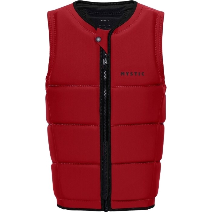 2024 Mystic Mens Brand Front Zip Wake Impact Vest 35005.240215 - Red