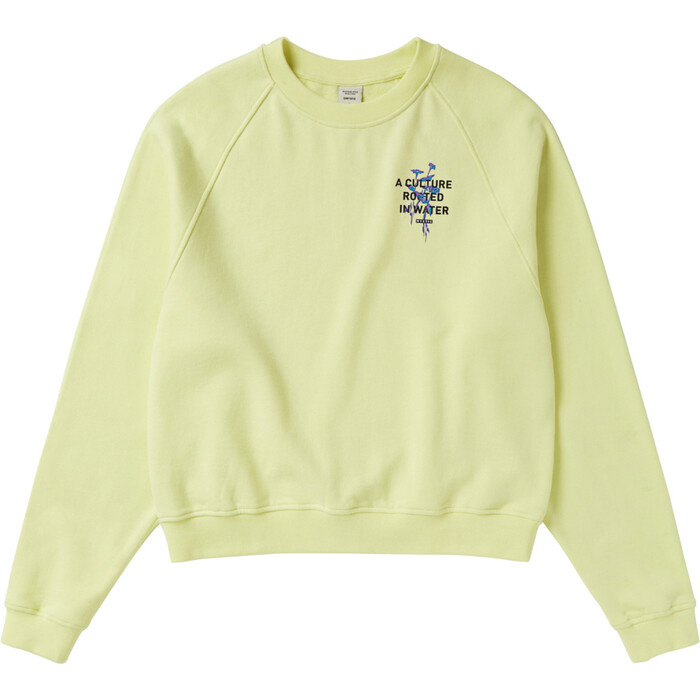 2024 Mystic Womens Culture Crew Sweatshirt 35124.240041 - Summer Green