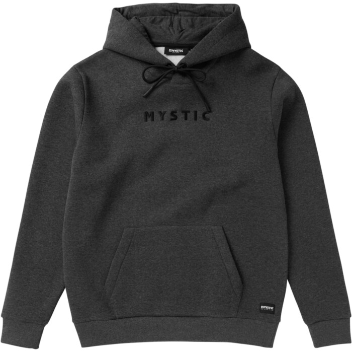 2024 Mystic Mens Icon Hood Sweatshirt 35104.230131 - Dark Grey Melee