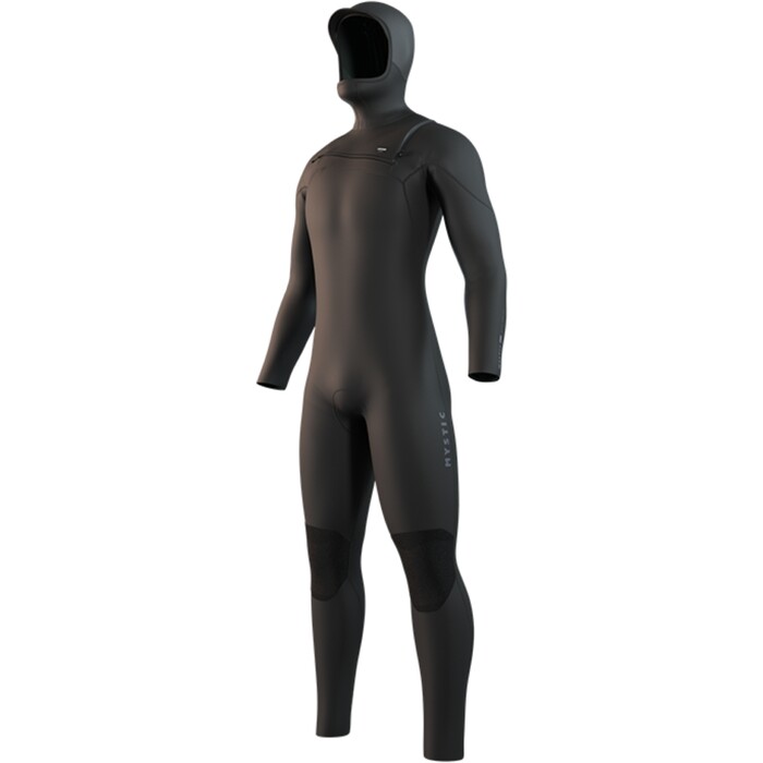 2025 Mystic Hombres Motion 5/3mm Con Capucha Chest Zip Neopreno 35000.250005 - Black