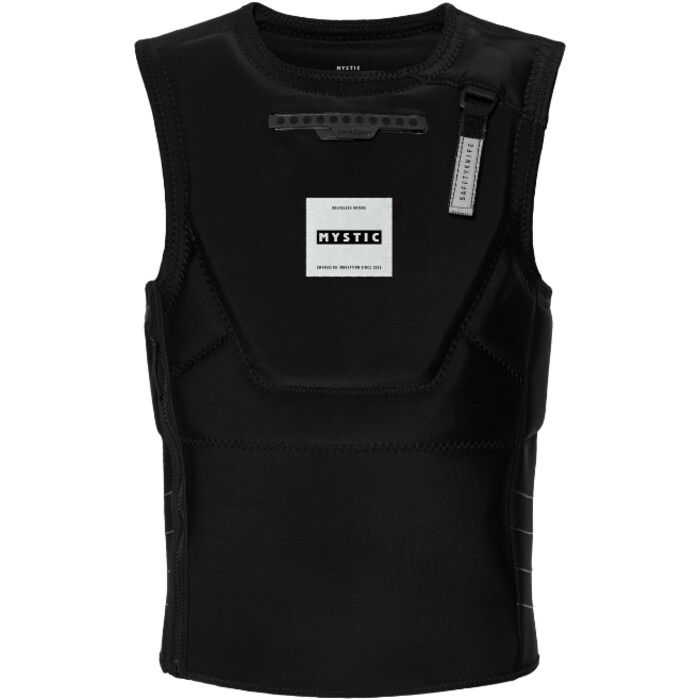 2024 Mystic Mens Solace Front Zip Kite Impact Vest 35005.240235 - Black