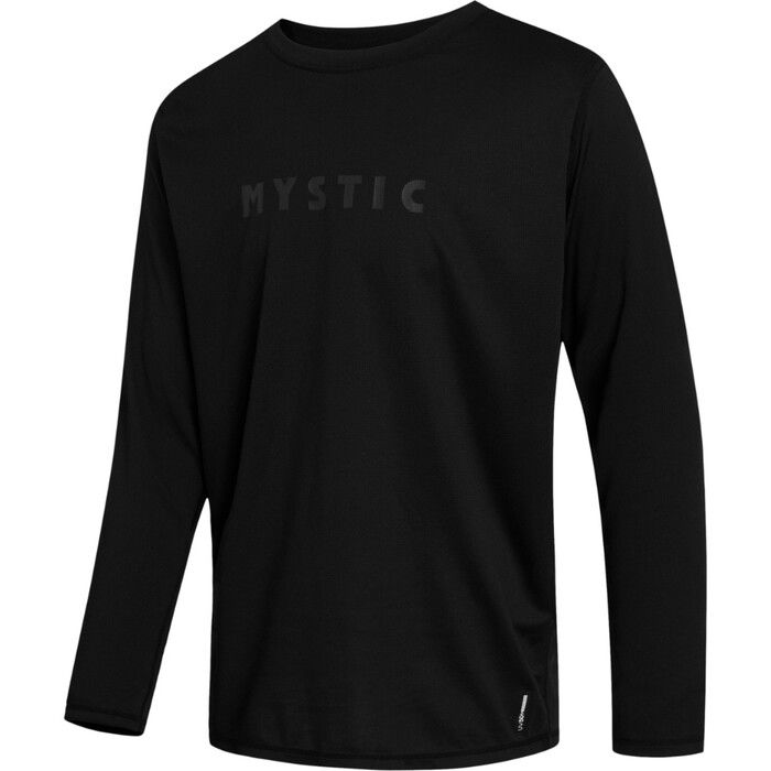 2024 Mystic Mens Star Long Sleeve Quickdry Top 35001.240158 - Black