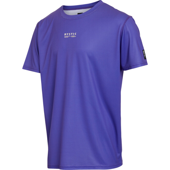 2024 Mystic Mens Tactic Short Sleeve Loosefit Quickdry Top 35001.240156 - Purple